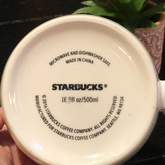 ⭐️ 2016 Starbucks Fill Your Cup Coffee Mug - Picture 3 of 4